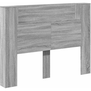 Headboard Grey Sonoma 140 x 16.5 x 103.5 cm Engineered Wood vidaXL Headboard Grey Sonoma 140 x 16.5 x 103.5 cm Engineered Wood vidaXL