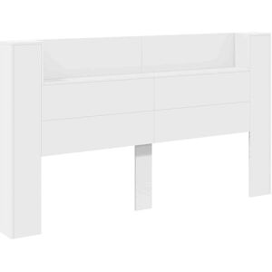 Headboard White 180 x 16.5 x 103.5 cm Engineered Wood vidaXL Headboard White 180 x 16.5 x 103.5 cm Engineered Wood vidaXL
