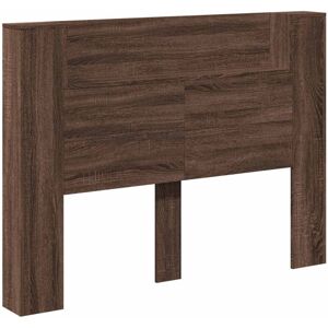 Headboard Brown Oak 140 x 16.5 x 103.5 cm Engineered Wood vidaXL Headboard Brown Oak 140 x 16.5 x 103.5 cm Engineered Wood vidaXL