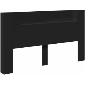 Headboard Black 180 x 16.5 x 103.5 cm Engineered Wood vidaXL Headboard Black 180 x 16.5 x 103.5 cm Engineered Wood vidaXL