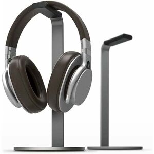 Alwaysh - Headphone Stand, Aluminum Alloy Material, Desktop Headphone Stand and Headphone Hook, for Office or Home (Dark Gray) 26.7X13X3cm Alwaysh - Headphone Stand, Aluminum Alloy Material, Desktop Headphone Stand and Headphone Hook, for Office or Home (Dark Gray) 26.7X13X3cm