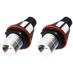 Linghhang - 2pcs 1000LM Angel Eyes Light Car Led Bulb Halo Ring Marker 5W 6000K White for bmw E39 E53 E63 E64 (White) Linghhang - 2pcs 1000LM Angel Eyes Light Car Led Bulb Halo Ring Marker 5W 6000K White for bmw E39 E53 E63 E64 (White)