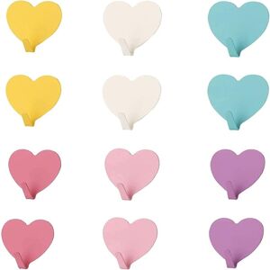 Csparkv - Heart Shaped Wall Hook Stainless Steel Adhesive Hook Multipurpose Adhesive Hook Wall Hook Self Adhesive Wall Hook Towel Hook for Bathroom Csparkv - Heart Shaped Wall Hook Stainless Steel Adhesive Hook Multipurpose Adhesive Hook Wall Hook Self Adhesive Wall Hook Towel Hook for Bathroom