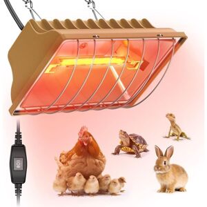 SANS MARQUE Heat lamp for chickens, chicken coop heater, professional heat lamp with energy-saving switch, piglet lamp, chick lamp, heat lamp, infrared heater, SANS MARQUE Heat lamp for chickens, chicken coop heater, professional heat lamp with energy-saving switch, piglet lamp, chick lamp, heat lamp, infrared heater,