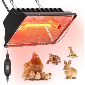 SANS MARQUE Heat lamp for chickens, red light lamp for chicks, with energy-saving switch, heating lamp for chicken coops, heat lamp for animals, piglet lamp, SANS MARQUE Heat lamp for chickens, red light lamp for chicks, with energy-saving switch, heating lamp for chicken coops, heat lamp for animals, piglet lamp,