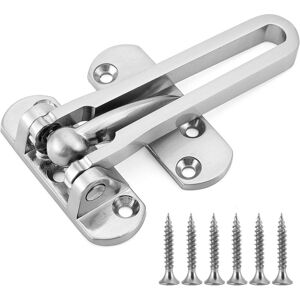 Gotrays - Heavy Alloy Front Door Security Lock Anti-Theft Security Lock for Home Bedroom Hotel (Silver) Gotrays - Heavy Alloy Front Door Security Lock Anti-Theft Security Lock for Home Bedroom Hotel (Silver)