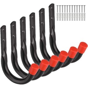 WOIYIC Heavy Duty Garage Storage Hooks, Universal Wall Mount, U-Shaped Wall Mount, Hanging Hooks for Bike, Chair, Ladder, Hose, Tools, Garden Shed- WOIYIC Heavy Duty Garage Storage Hooks, Universal Wall Mount, U-Shaped Wall Mount, Hanging Hooks for Bike, Chair, Ladder, Hose, Tools, Garden Shed-