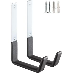 WOIYIC Heavy-duty garage storage utility hooks, hose holder, steel wall-mount hooks, large J-hooks for tool storage organizer WOIYIC Heavy-duty garage storage utility hooks, hose holder, steel wall-mount hooks, large J-hooks for tool storage organizer