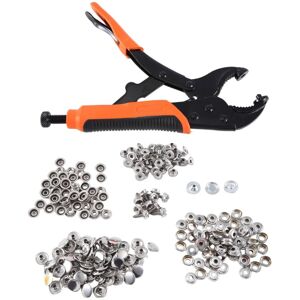 TLILY Heavy Duty Snap Fastener Tool,Snap Setter Tool Kit with 60 Sets, for Boat Cover, Button Tool, Replacing Metal Snaps TLILY Heavy Duty Snap Fastener Tool,Snap Setter Tool Kit with 60 Sets, for Boat Cover, Button Tool, Replacing Metal Snaps