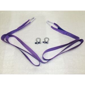 SECUREFIX DIRECT Heavy Duty Tow Strap 3 Ton 5 Metre with Shackles (3T 5M Recovery Towing Strop) SECUREFIX DIRECT Heavy Duty Tow Strap 3 Ton 5 Metre with Shackles (3T 5M Recovery Towing Strop)