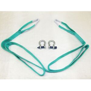 Securefix Direct - Heavy Duty Tow Strap 6 Ton 4 Metre with Shackles (6T 4M Recovery Towing Strop) Securefix Direct - Heavy Duty Tow Strap 6 Ton 4 Metre with Shackles (6T 4M Recovery Towing Strop)