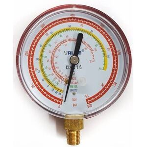 VALUE HIGH PRESSURE 80MM 1/8 R410A, R407C, R404A, R134A without bridge VALUE HIGH PRESSURE 80MM 1/8 R410A, R407C, R404A, R134A without bridge