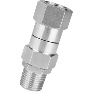 Tlily - High Pressure Washer Swivel Joint 3/8 Inch Hose Fittings 360 Degree Rotation Connector Car Washing Tlily - High Pressure Washer Swivel Joint 3/8 Inch Hose Fittings 360 Degree Rotation Connector Car Washing