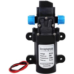Memkey - High Pressure Water Pump, dc 12V 5L/min Diaphragm Water Pump 116PSI Self Priming Spray Pump with Clamps for Boat rv Motorhome Memkey - High Pressure Water Pump, dc 12V 5L/min Diaphragm Water Pump 116PSI Self Priming Spray Pump with Clamps for Boat rv Motorhome