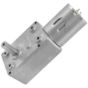 Cyslmuk - High Torque Reversible Electric Reduction Motor Gearbox Worm Gear Motor 12V 67RPM Silver Cyslmuk - High Torque Reversible Electric Reduction Motor Gearbox Worm Gear Motor 12V 67RPM Silver