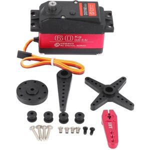 Tlily - High Torque Waterproof 60Kg 180° DS5160 Metal Gear Digital Servo for rc Robot Car 1/6 Axial SCX6 1/5 Redcat Baja Tlily - High Torque Waterproof 60Kg 180° DS5160 Metal Gear Digital Servo for rc Robot Car 1/6 Axial SCX6 1/5 Redcat Baja