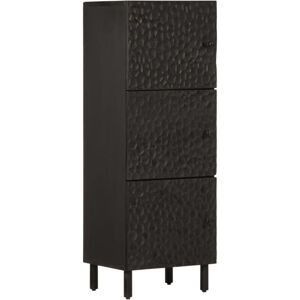 Highboard Black 40x33x110 cm Solid Wood Mango vidaXL Highboard Black 40x33x110 cm Solid Wood Mango vidaXL