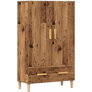 Highboard Old Wood 70x31x115 cm Engineered Wood Vidaxl Highboard Old Wood 70x31x115 cm Engineered Wood Vidaxl