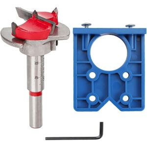 AOUGO Hinge Jig Drill Guide Set,35mm Concealed Hinge Hole Drilling Jig Bits Set Hinge Hole Cutter for Door Kitchen Cupboard Cabinet Hinge AOUGO Hinge Jig Drill Guide Set,35mm Concealed Hinge Hole Drilling Jig Bits Set Hinge Hole Cutter for Door Kitchen Cupboard Cabinet Hinge