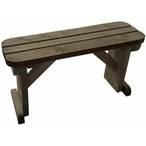 Arbor Garden Solutions - hollies Rounded Garden Fence Bench (7ft, Rustic brown finish) Arbor Garden Solutions - hollies Rounded Garden Fence Bench (7ft, Rustic brown finish)