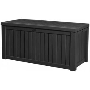 Homeology - tungsten 450 Litre 119 Gallon Waterproof Extra Large Lockable Easy-Open Garden Storage Box in Black Homeology - tungsten 450 Litre 119 Gallon Waterproof Extra Large Lockable Easy-Open Garden Storage Box in Black