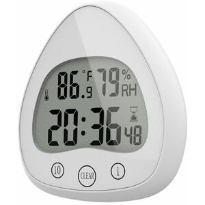 TRIMEC Horloge de Salle de Bain, Alarme Numérique lcd avec Horloge de Douche Tactile étanche, Minuteries étanche Thermomètre Horloge d'affichage lcd TRIMEC Horloge de Salle de Bain, Alarme Numérique lcd avec Horloge de Douche Tactile étanche, Minuteries étanche Thermomètre Horloge d'affichage lcd