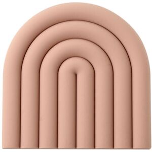 Groofoo - Hot Dishes Trivet Thickened Silicone Rainbow Waterproof Pot Heat Resistant Pad for Dining Room Kitchen Dusty Pink Groofoo - Hot Dishes Trivet Thickened Silicone Rainbow Waterproof Pot Heat Resistant Pad for Dining Room Kitchen Dusty Pink