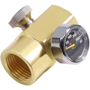 Tlily - Household Soda Bottle Cylinder CO2 Refill Connector Adapter Accessories,Soda CO2 Adapter TR21-4 to W21.8-14 with watch Tlily - Household Soda Bottle Cylinder CO2 Refill Connector Adapter Accessories,Soda CO2 Adapter TR21-4 to W21.8-14 with watch