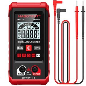 Tlily - HT123 Digital Multimeter, Voltage Resistance Continuity Measurement Tester,Electrical Multimeter Circuit Tester Tlily - HT123 Digital Multimeter, Voltage Resistance Continuity Measurement Tester,Electrical Multimeter Circuit Tester