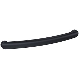 Hudson Reed - Nuie Matt Black 210mm d Shaped Furniture Handle with 192mm Hole Centres - H190 Hudson Reed - Nuie Matt Black 210mm d Shaped Furniture Handle with 192mm Hole Centres - H190