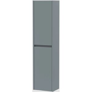Hudson Reed - Nuie Havana Matt Coastal Grey 1433mm x 350mm Tall Wall Hung Storage Unit - NPH2362 Hudson Reed - Nuie Havana Matt Coastal Grey 1433mm x 350mm Tall Wall Hung Storage Unit - NPH2362