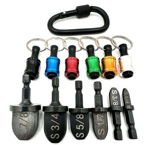 Tlily - hvac Swage Tool Repairing Set,Air Conditioner Copper Tube Expander Swaging Drill Bit Pipe Tlily - hvac Swage Tool Repairing Set,Air Conditioner Copper Tube Expander Swaging Drill Bit Pipe