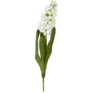 Hyacinth (Single Stem Flower) - Plastic - Height 44 cm - White Hyacinth (Single Stem Flower) - Plastic - Height 44 cm - White