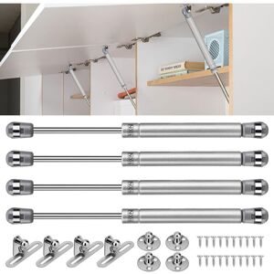 Linghhang - Hydraulic Cylinder, 4pcs Gas Struts Kitchen Door Hinge 100N Furniture Cylinder, Gas Shock Absorbers for Lifting Kitchen Cabinet Door With Linghhang - Hydraulic Cylinder, 4pcs Gas Struts Kitchen Door Hinge 100N Furniture Cylinder, Gas Shock Absorbers for Lifting Kitchen Cabinet Door With