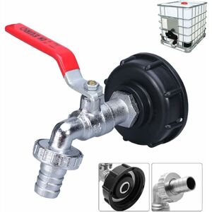 Dewdat - ibc Tank Adapter 1/2' Thread Connector 1000L Tank Faucet Rainwater Collector Faucet Outlet Faucet Valve Connector Garden Hose Connectors Dewdat - ibc Tank Adapter 1/2' Thread Connector 1000L Tank Faucet Rainwater Collector Faucet Outlet Faucet Valve Connector Garden Hose Connectors