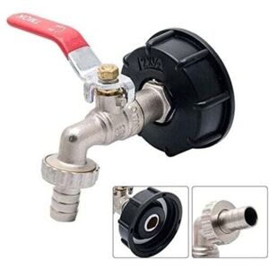 YMYNY Ibc Tank Adapter for S60X6 Tank, Threaded Tote Tank Connector, 1/2' Valve Replacement, Hose Parts, Oil, Fuel, Water mumu YMYNY Ibc Tank Adapter for S60X6 Tank, Threaded Tote Tank Connector, 1/2' Valve Replacement, Hose Parts, Oil, Fuel, Water mumu