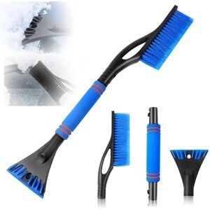 WOIYIC Ice Scraper and Snow Brush, Snow Brush for Car, 2 in 1 Ice Scraper and Snow Brush, Windshield Scraper, with Non-Slip Foam Handle, for Cars (Blue) WOIYIC Ice Scraper and Snow Brush, Snow Brush for Car, 2 in 1 Ice Scraper and Snow Brush, Windshield Scraper, with Non-Slip Foam Handle, for Cars (Blue)