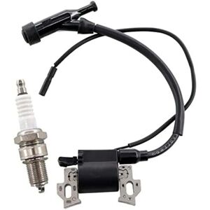 Gotrays - Ignition Coil with Spark Plug for Honda GX110 GX120 GX140 GX160 GX200 ohv 168F 170F Engine Lawn Mower with Generator 5.5-6.5 hp Gotrays - Ignition Coil with Spark Plug for Honda GX110 GX120 GX140 GX160 GX200 ohv 168F 170F Engine Lawn Mower with Generator 5.5-6.5 hp