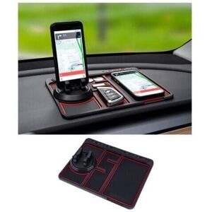 Mumu - in 1 Car Phone Anti-Slip Mat, Temporary Parking Plate Dashboard Phone Holder, Universal Anti-Vibration Phone Mount (Red) Mumu - in 1 Car Phone Anti-Slip Mat, Temporary Parking Plate Dashboard Phone Holder, Universal Anti-Vibration Phone Mount (Red)