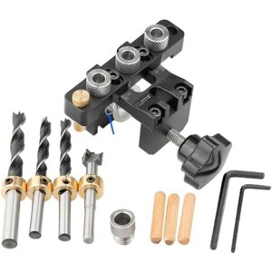 GOTRAYS In 1 Woodworking Drill Guide Adjustable Drilling Guide Punch Positioner Wood Hole Opener Woodworking Tools Woodworking Drilling Kit Vertical Pocket GOTRAYS In 1 Woodworking Drill Guide Adjustable Drilling Guide Punch Positioner Wood Hole Opener Woodworking Tools Woodworking Drilling Kit Vertical Pocket