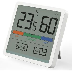 LINGHHANG Indoor Thermometer Hygrometer, Digital Desktop Thermometer with Temperature and Humidity Monitor, Room Thermometer Humidity Gauge LINGHHANG Indoor Thermometer Hygrometer, Digital Desktop Thermometer with Temperature and Humidity Monitor, Room Thermometer Humidity Gauge
