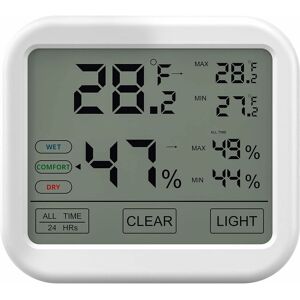 BRIDAY Indoor thermometer hygrometer with high accuracy, digital lcd temperature and humidity monitor, comfort level display, ideal for baby room, home, BRIDAY Indoor thermometer hygrometer with high accuracy, digital lcd temperature and humidity monitor, comfort level display, ideal for baby room, home,