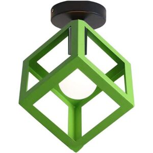 NORCKS Industrial Ceiling Light Green Vintage Ceiling Lights Cage Chandelier Retro Ceiling Light Indoor Home NORCKS Industrial Ceiling Light Green Vintage Ceiling Lights Cage Chandelier Retro Ceiling Light Indoor Home