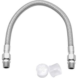 TLILY Industrial Grade Compressor Jumper Hose,with Male 20inch Length 450 PSI &750°F,and Adapters 1/2inch TLILY Industrial Grade Compressor Jumper Hose,with Male 20inch Length 450 PSI &750°F,and Adapters 1/2inch