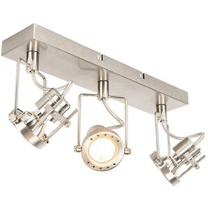 QAZQA Steel Industrial 3-Light Adjustable Ceiling Light - Ceiling Lamp QAZQA Steel Industrial 3-Light Adjustable Ceiling Light - Ceiling Lamp