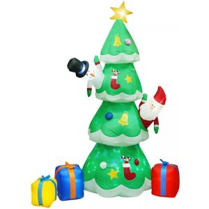 TONCHEAN Inflatable Christmas Tree with led Christmas Tree Decoration Christmas Ornament Garden Patio Deck Backyard Indoor/Outdoor 250cm TONCHEAN Inflatable Christmas Tree with led Christmas Tree Decoration Christmas Ornament Garden Patio Deck Backyard Indoor/Outdoor 250cm