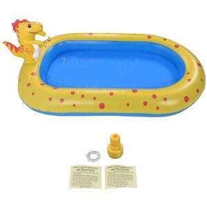 Groofoo - Inflatable Swimming Pool Children Outdoor Backyard Cute Dinosaur Sprinkler Pool Gift 67 x 41 x 26in Groofoo - Inflatable Swimming Pool Children Outdoor Backyard Cute Dinosaur Sprinkler Pool Gift 67 x 41 x 26in