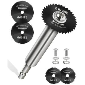 TLILY Inside Pipe Cutter for PVC with 5 Replacement Saw Blades, 1/4 Inch Hex Shank Impact Connect TLILY Inside Pipe Cutter for PVC with 5 Replacement Saw Blades, 1/4 Inch Hex Shank Impact Connect