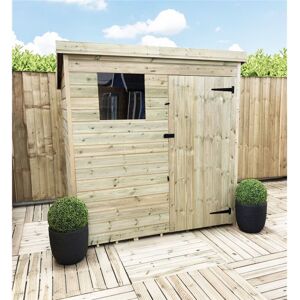 Marlborough - installed 6 x 4 Garden Shed Pressure Treated t&g pent Shed - 1 Window + Single Door (6' x 4' / 6ft x 4ft) (6x4) Marlborough - installed 6 x 4 Garden Shed Pressure Treated t&g pent Shed - 1 Window + Single Door (6' x 4' / 6ft x 4ft) (6x4)