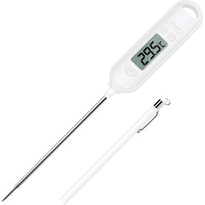 Longziming - Instant Read Cooking Thermometer, Instant Cooking Thermometer with Long Probe and lcd Display Digital Baking Kitchen Thermometer for Longziming - Instant Read Cooking Thermometer, Instant Cooking Thermometer with Long Probe and lcd Display Digital Baking Kitchen Thermometer for